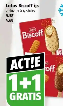 Poiesz Lotus Biscoff ijs aanbieding