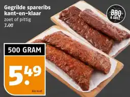 Poiesz Gegrilde spareribs kant-en-klaar aanbieding