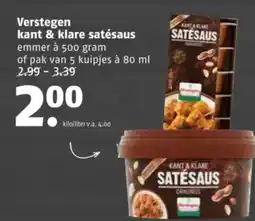 Poiesz Verstegen kant & klare satésaus aanbieding