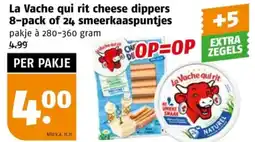 Poiesz La Vache qui rit cheese dippers 8-pack of 24 smeerkaaspuntjes aanbieding