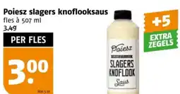 Poiesz Poiesz slagers knoflooksaus aanbieding