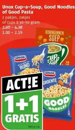 Poiesz Unox Cup-a-Soup, Good Noodles of Good Pasta aanbieding