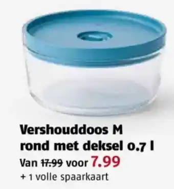 Poiesz Vershouddoos M rond met deksel aanbieding
