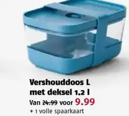 Poiesz Vershouddoos L met deksel aanbieding