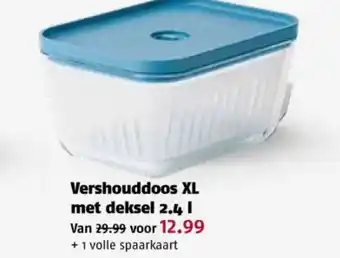 Poiesz Vershouddoos XL met deksel aanbieding