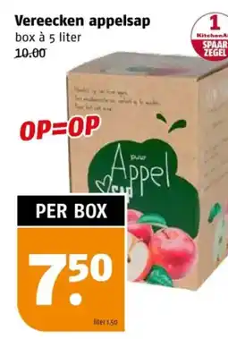 Poiesz Vereecken appelsap aanbieding