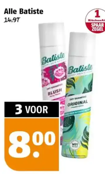 Poiesz Alle Batiste aanbieding