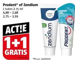 Poiesz Prodent of Zendium aanbieding