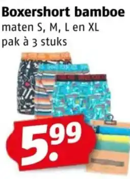 Poiesz Boxershort bamboe aanbieding