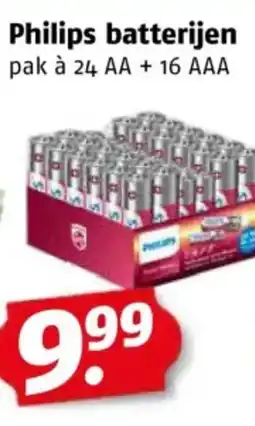 Poiesz Philips batterijen aanbieding