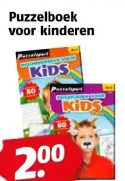 Poiesz Puzzelboek voor kinderen aanbieding