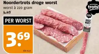 Poiesz Noordertrots droge worst aanbieding