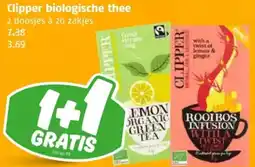 Poiesz Clipper biologische thee aanbieding