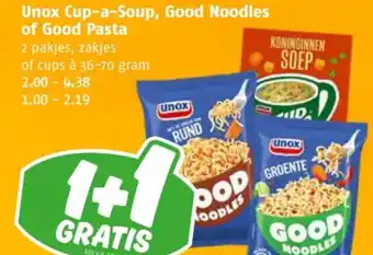 Poiesz Unox Cup-a-Soup, Good Noodles of Good Pasta aanbieding