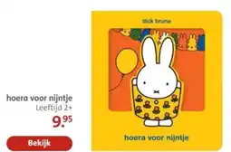 Bruna hoera voor nijntje aanbieding