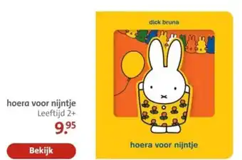 Bruna hoera voor nijntje aanbieding