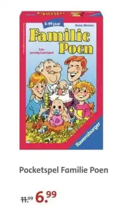 Bruna Pocketspel Familie Poen aanbieding