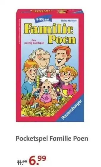 Bruna Pocketspel Familie Poen aanbieding