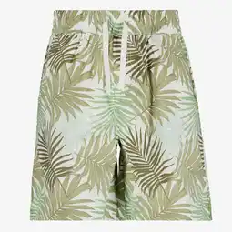 Scapino Name It jongens short met botanische print groen aanbieding