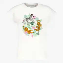 Scapino Name it meisjes T-shirt met opdruk wit aanbieding