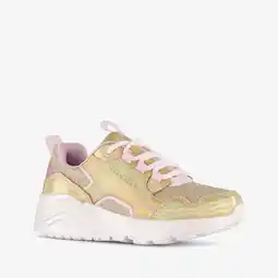 Scapino Skechers Uno Lite Metallic Pops Gold Multi sneaker aanbieding