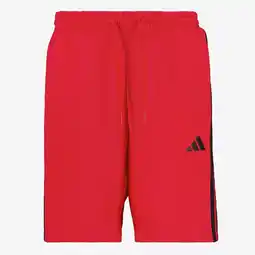 Scapino Adidas M 3S FT heren sportshort rood aanbieding