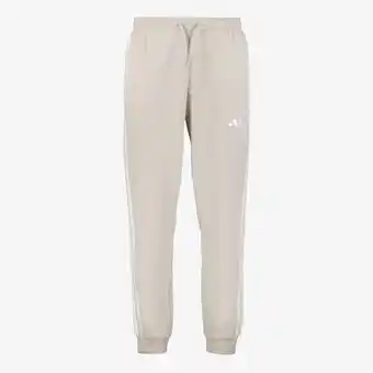 Scapino Adidas M 3S FL TC PT heren joggingbroek lichtgrijs aanbieding