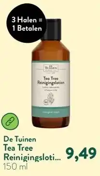 Holland & Barrett Tea Tree Reinigingslotion aanbieding