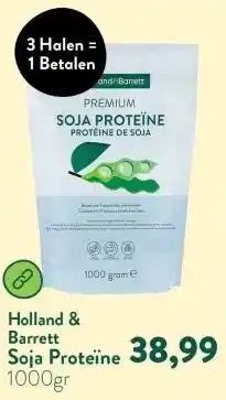 Holland & Barrett Soja Proteïne aanbieding