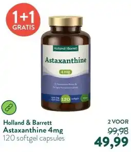 Holland & Barrett Astaxanthine 4mg aanbieding