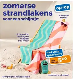 Trekpleister zomerse strandlakens voor een schijntje* aanbieding