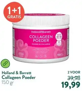 Holland & Barrett Collageen Poeder aanbieding