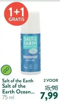 Holland & Barrett Salt of the Earth Ocean Coconut Deodorant Roll-on aanbieding
