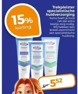 Trekpleister Trekpleister specialistische huidverzorging Soms heeft je huid aanbieding