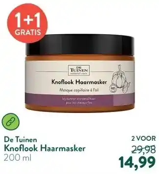 Holland & Barrett Knoflook Haarmasker aanbieding
