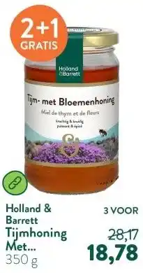 Holland & Barrett Tijmhoning Met Bloemenhoning aanbieding