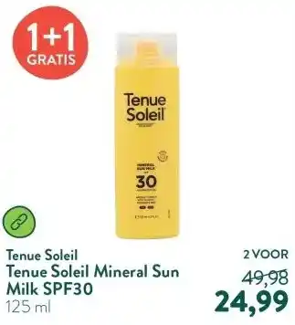 Holland & Barrett Tenue Soleil Mineral Sun Milk SPF30 aanbieding