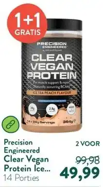 Holland & Barrett Clear Vegan Protein Ice Tea Peach - 364g aanbieding