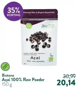 Holland & Barrett Açaí 100% Raw Poeder aanbieding