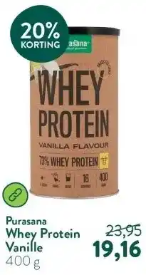 Holland & Barrett Whey Protein Vanille aanbieding