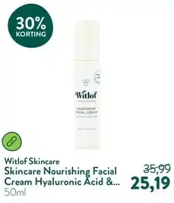 Holland & Barrett Skincare Nourishing Facial Cream Hyaluronic Acid & Rose aanbieding