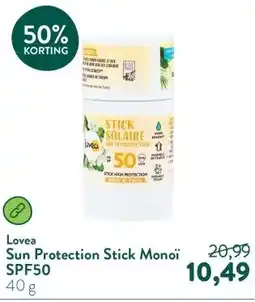 Holland & Barrett Sun Protection Stick Monoï SPF50 aanbieding