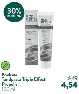 Holland & Barrett Tandpasta Triple Effect Propolis aanbieding