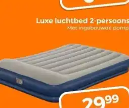 Trekpleister Luxe luchtbed 2-persoons Met ingebouwde pomp aanbieding
