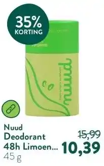 Holland & Barrett Deodorant 48h Limoen & Bergamot - 45g aanbieding
