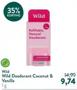 Holland & Barrett Wild Deodorant Coconut & Vanilla aanbieding