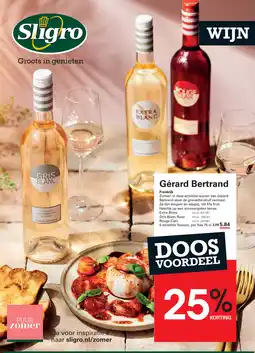 Sligro Gérard Bertrand aanbieding