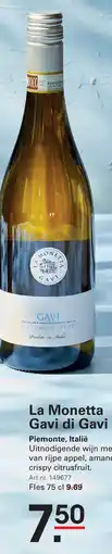 Sligro La Monetta Gavi di Gavi aanbieding