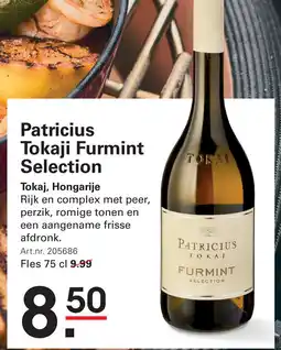 Sligro Patricius Tokaji Furmint Selection aanbieding