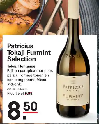 Sligro Patricius Tokaji Furmint Selection aanbieding